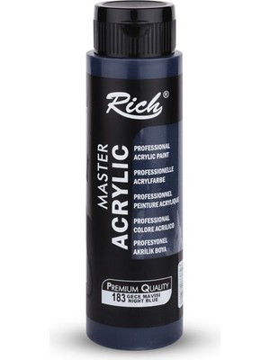 Rich Master Akrilik Boya 500 cc  Gece Mavisi 183