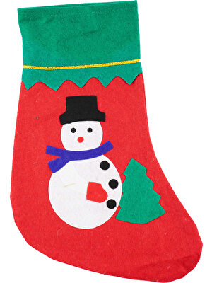 Partijet Yılbaşı Kardan Adam Dekor Çorap