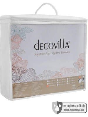 Decovilla 200X200 Kapitone Fitted Telalı Yatak Koruyucu