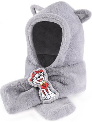 Better Life Paw Patrol Çocuk Şapkası Eşarp Kulaklıklar Entegre Peluş Bone Kış Termal ve Rüzgar Geçirmez Erkek Çocuk Yürüyor ve Bebek Atkısı Örtüsü (Yurt Dışından)