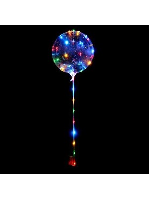 Parti Şeffaf Balon Ledli Balon Işıklı Balon 46 cm