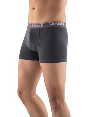 Mundies 1 Adet Füme Renk Likralı Boxer