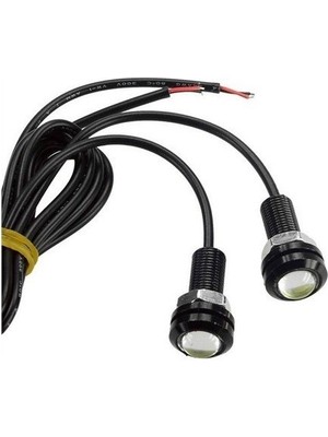 Çarşıhan Kartal Göz Yan Ayna Altı LED Aydınlatma Beyaz  Renk 2li Set