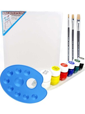FKM Resim Tuvali Boyama Başlangıç Seti 50 x 70 cm