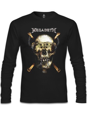 Megadeth - Vic 3 Siyah Erkek Sweatshirt