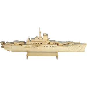 Pazarız 3D Ahşap Puzzle Yapboz Maket Savaş Gemisi Boyanabilir