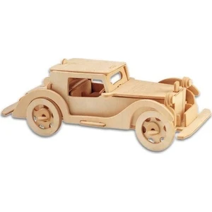 Pazarız 3D Ahşap Puzzle Yapboz Maket Araba Boyanabilir