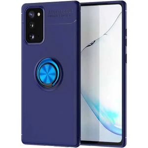 Samsung Galaxy S20 Fe Yüzüklü Manyetik Ravel Kılıf Mavi