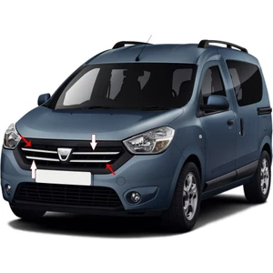 Ebal Oto Dacia Dokker Krom Ön Panjur 4 Prç. 2012 ve Üzeri Paslanmaz Çelik