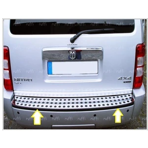 Ebal Oto Dodge Nitro Krom Arka Tampon Koruma Eşiği 2007 Üzeri P. Çelik