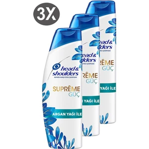 Head And Shoulders Supreme Şampuan Güç 300 ml 3 Li Set