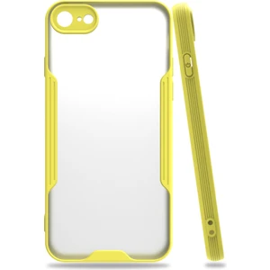 iPhone 7 / 8 Kılıf Platin Matte Silikon Arka Kapak Sarı