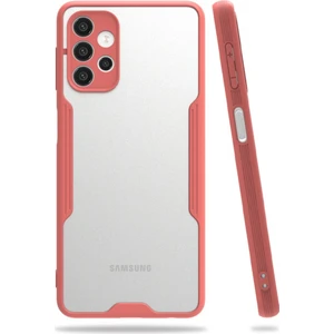 Samsung Galaxy A72 Kılıf Platin Matte Silikon Arka Kapak Pembe