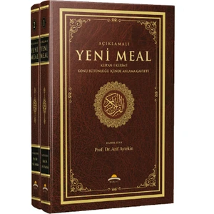 Açıklamalı Yeni Meal 2 Cilt Takım - Arif Aytekin