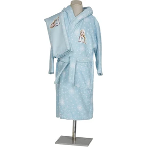 Frozen Snow Queen Disney Lisanslı Çocuk Havlu Bornoz Seti 5/6 Yaş