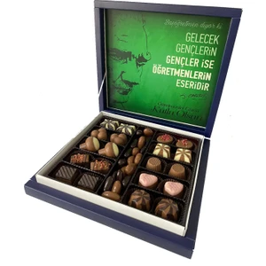 Öğretmenler Günü Çikolatası 20 Madlen + Çikolata