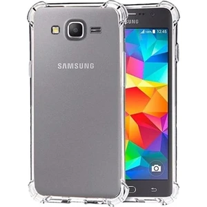 Samsung Galaxy J7 Kılıf Şeffaf Airbag Antishock Silikon Kılıf Şeffaf