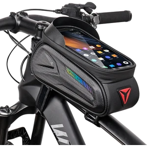 Wheel Up Bisiklet Çantası Bisiklet Ön Tüp Çanta Su Geçırmez Mtb Çerçeve Gidon Telefon Kılıfı 7.0 Inç Dokunmatik Ekran Telefon Kılıfı Aksesuarları (Yurt Dışından)