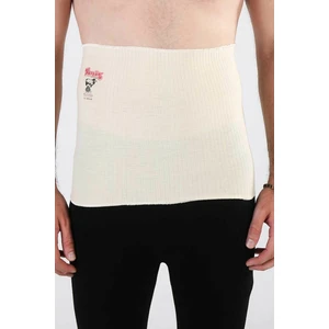 Içlik 705 Krem Erkek Yün Süper Ince Bel Korsesi