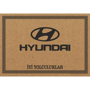 Oto Paspas Kağıdı 50X35 Yatay Hyundaı Baskılı 100A Adet 135 Gram