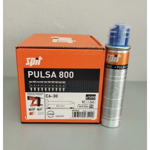 Spi̇t Pulsa 800 C6-30 500 Adet 30 mm Beton Çi̇vi̇si̇ + Gaz