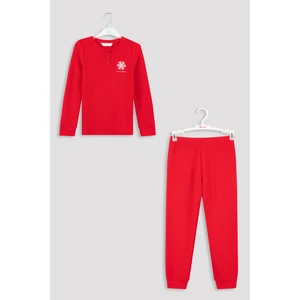 Warm Red 2li Pijama Takımı