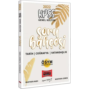 Yargı Yayınevi 2022 KPSS Genel Kültür  Tarih Coğrafya Vatandaşlık Soru Bahçesi