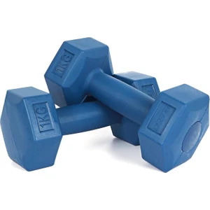 Cmt-10 1kg Plastik Dambıl Set-Mavi