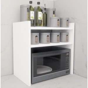 Morela Mobilya Morela Tezgah Üstü Mikrodalga Fırına Uyumlu raf