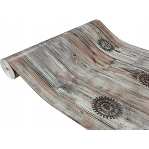 446-3216 Eskitme Ahşap Desen Yapışkanlı Folyo (45CM x 2mt)