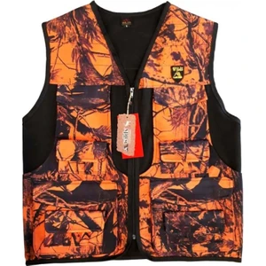 Haki Turuncu Kamuflaj Avcı Yeleği YEL27173HT - Xl