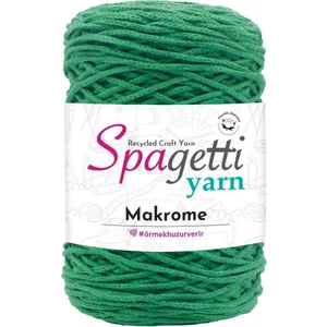 Spagettiyarn Benetton Yeşil Pamuk Makrome Ip