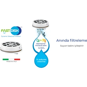 Akıllı Filtreli Su Arıtmalı Anında Filtreleme Sistemleri İçin Fast Disk 3'lü Yedek Disk Filtresi
