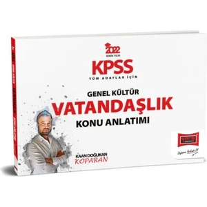 Yargı Yayınevi 2022 KPSS Tüm Adaylar İçin Genel Kültür  Vatandaşlık Konu Anlatımı
