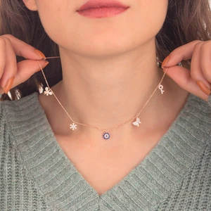 Miavi Silver 925 Ayar Gümüş Şans Kolyesi