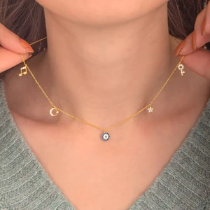 Miavi Silver 925 Ayar Gümüş Şans Kolyesi