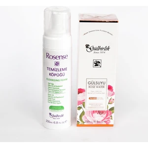 Doğal Gülsuyu 250 ml Alana Rosense Temizleme Köpüğü 200 ml Hediye