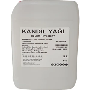 Kandil Yağı  5 Lt