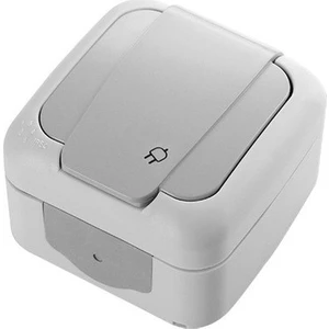 Palmiye Sıva Üstü Kapaklı Priz