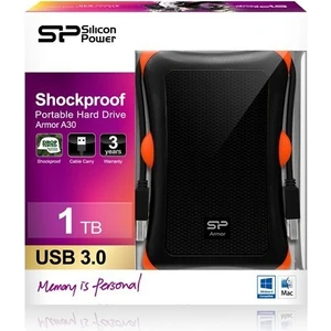 Silicon Power Armor A30 1TB 2,5" USB 3.0 Siyah Taşınabilir Disk