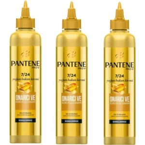 Durulanmayan Saç Bakım Kremi, Anında Onarıcı ve Koruyucu Etki 3'lü Set