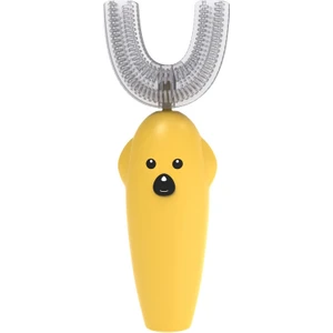 U Şeklinde Çocuk Ultrasonik Elektrikli Diş Fırçası Sarı (Yurt Dışından)