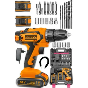 Germany Technology  V-Tech 58 V 8 Ah  Samsung Akülü Vidalama Matkap + Yardımcı Komple Set