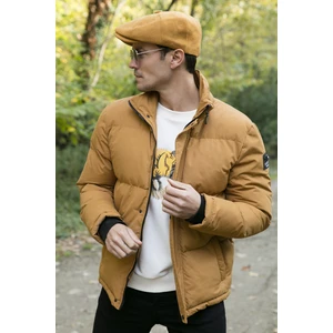 Marka Logolu Dik Yaka Slim Fit Mont Erkek Mont 556B50064