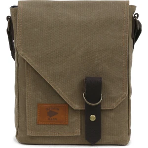 Old Cotton Cargo 7059 S Pretty Suya Dayanıklı Kumaş Omuz - Mini Laptop - Kahverengi Postacı Çantası