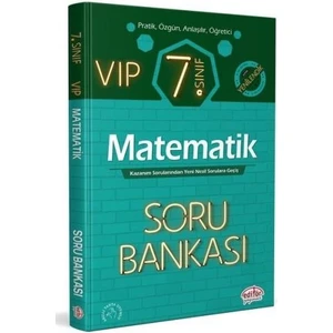 Editör Yayınları 7. Sınıf Vıp Matematik Soru Bankası