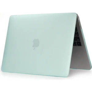 Apple MACBOOK Pro 13' A1706 A1708 Touchbar Touchbarsız Hardcase Kapak Kılıf - Su Yeşili