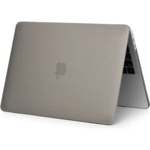 Apple MACBOOK Pro 13' A1706 A1708 Touchbar Touchbarsız Hardcase Kapak Kılıf - Füme