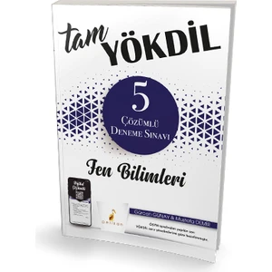 Pelikan Yayınları Tam YÖKDİL  Fen Bilimleri Dijital Çözümlü 5 Deneme Sınavı