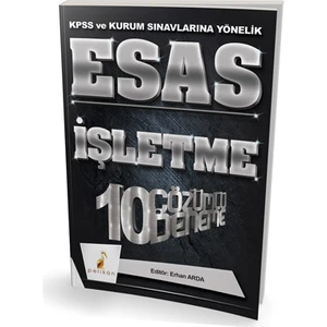 Pelikan Yayınları Esas Işletme 10 Çözümlü Deneme KPSS  ve Kurum Sınavlarına Yönelik 2018
